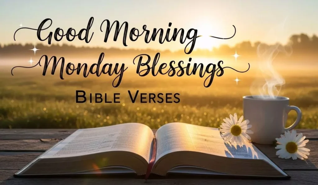 Good Morning Monday Blessings Bible Verses