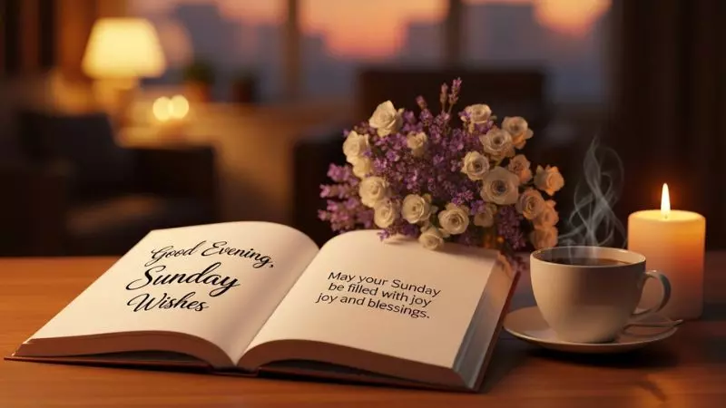 Beautiful Good Evening Sunday Wishes for a Joyful and Blessed Sunday