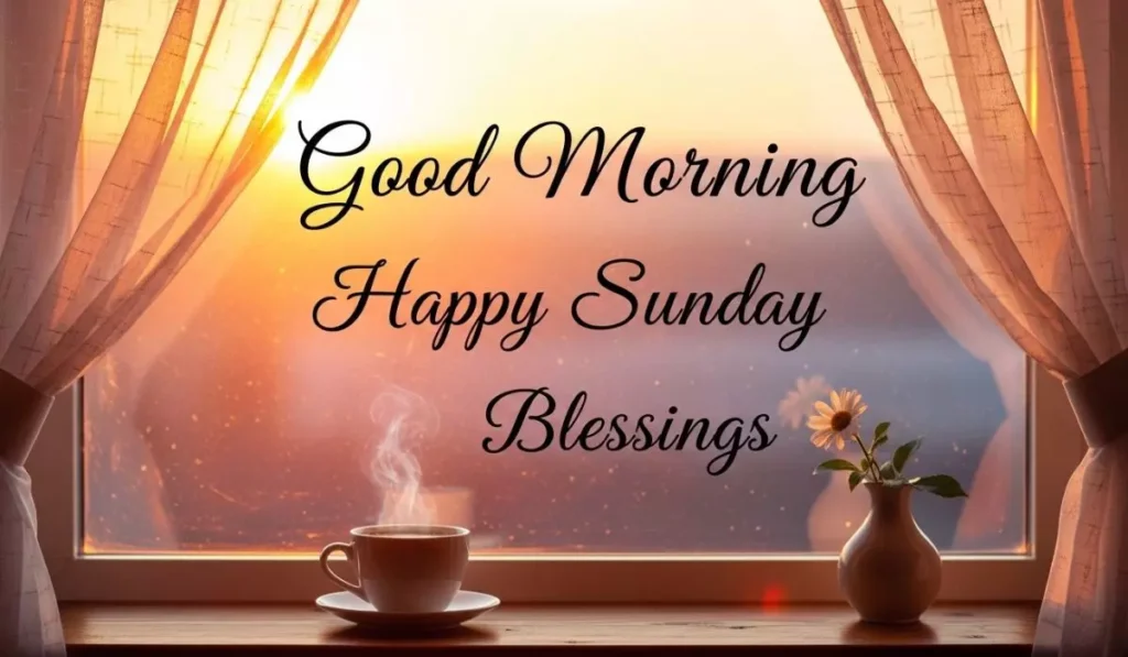 Beautiful Good Morning Happy Sunday Blessings