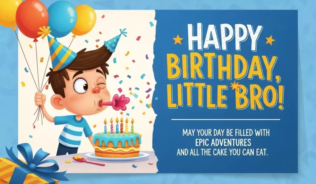 Birthday Wishes for Younger Brother