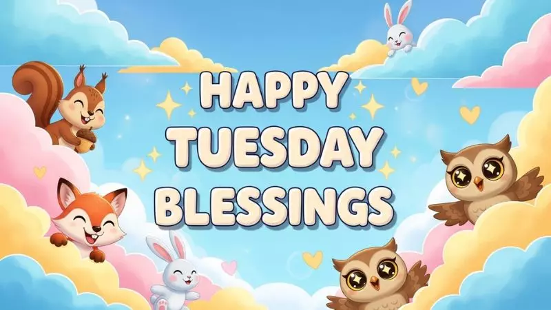 Cute And Happy Tuesday Blessings