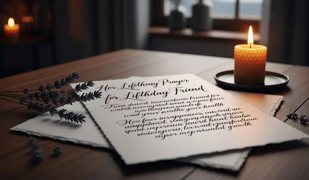 Emotional Birthday Prayer for a Lifelong Friend