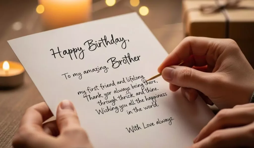 Emotional Birthday Wishes for Brother