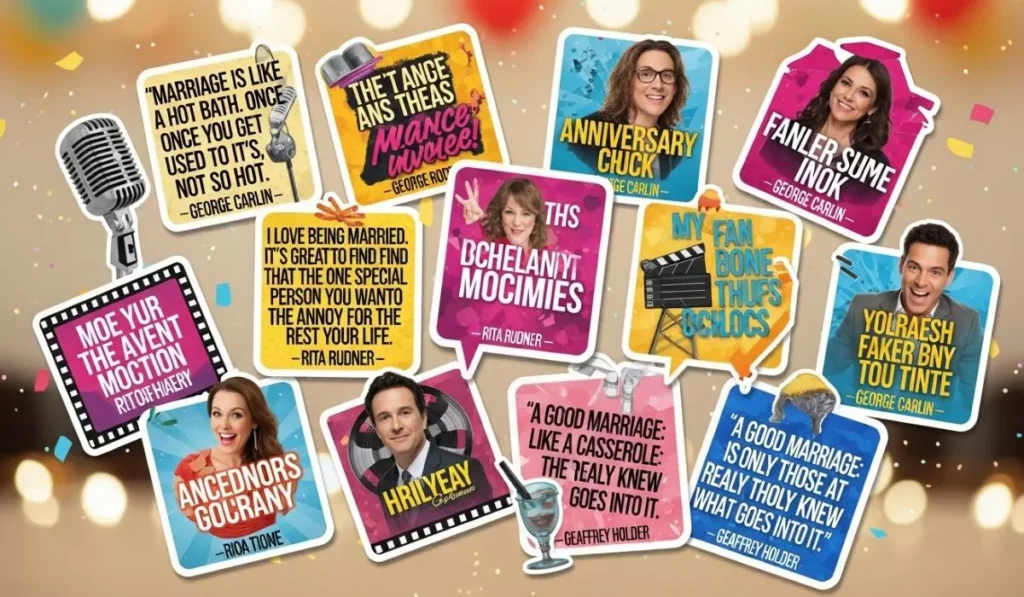 Famous Funny Anniversary Quotes from Celebrities