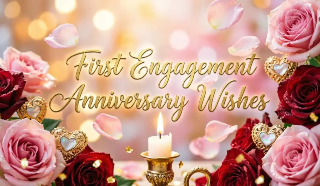 First Engagement Anniversary Wishes