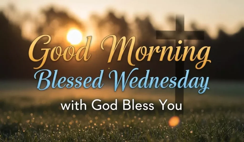 Good Morning Blessed Wednesday with God Bless You