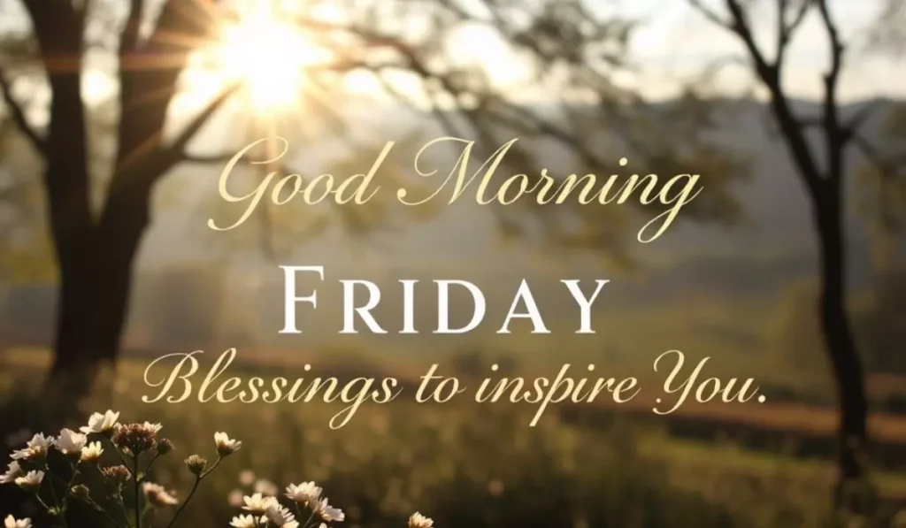 Good Morning Friday Blessings to Inspire You