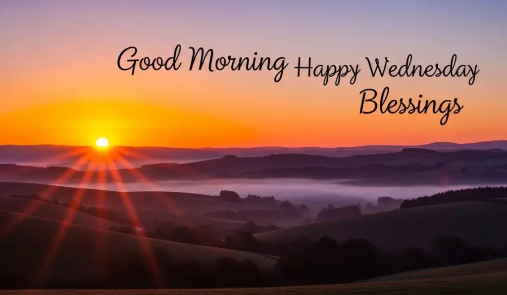 Good Morning Happy Wednesday Blessings