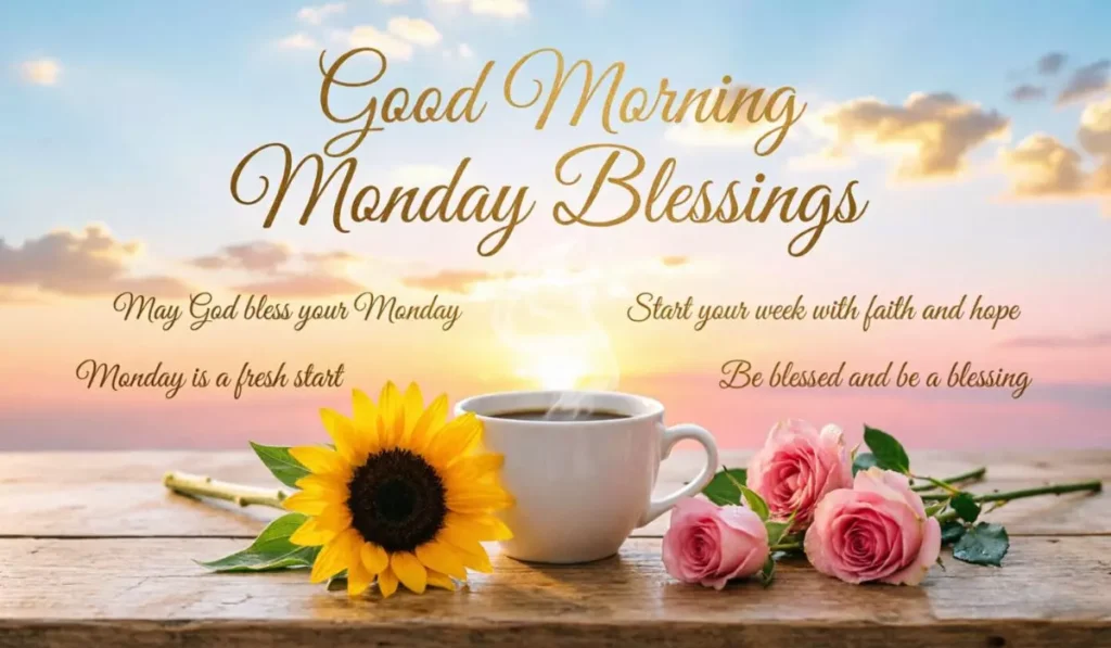 Good Morning Monday Blessings Quotes