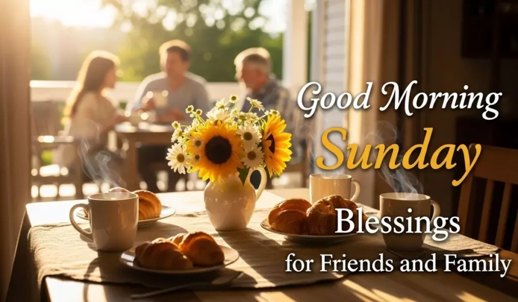 Good Morning Sunday Blessings for Friends and Family