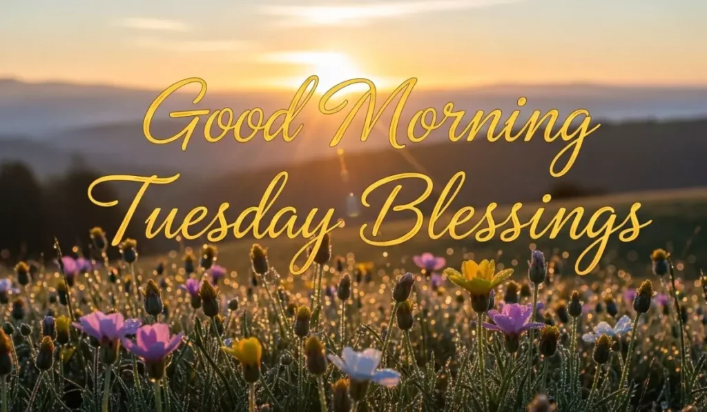 Inspirational Good Morning Tuesday Blessings