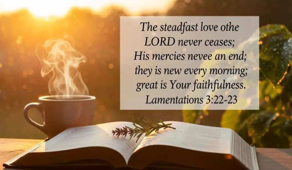 Good Morning Tuesday Blessings Bible Verse