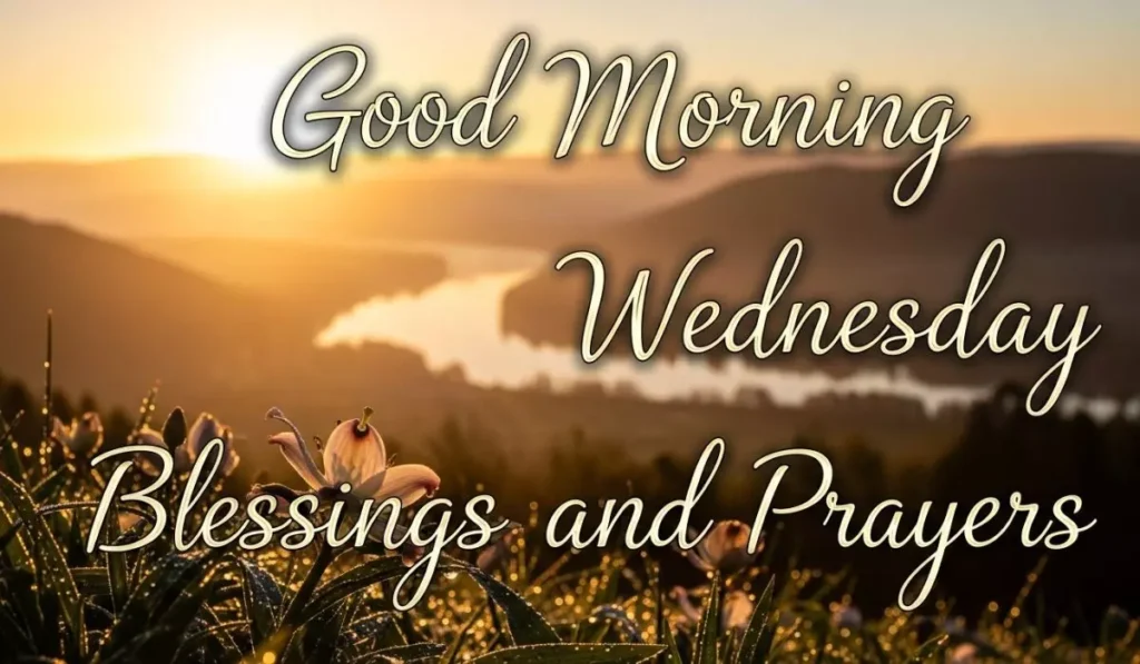 Good Morning Wednesday Blessings and Prayers