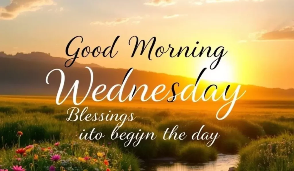 Good Morning Wednesday Blessings to Begin the Day