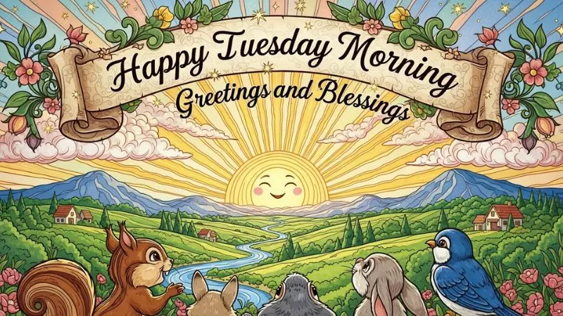 Happy Tuesday Morning Greetings And Blessings