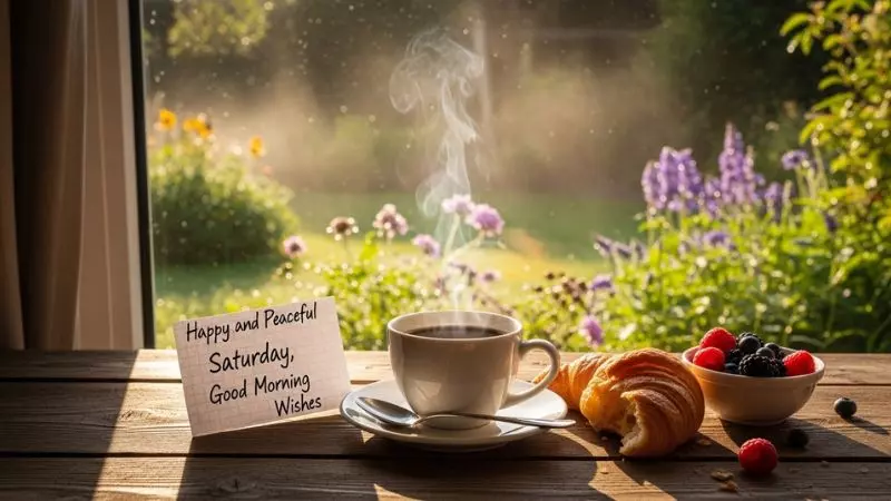 Happy and Peaceful Saturday, Good Morning Wishes