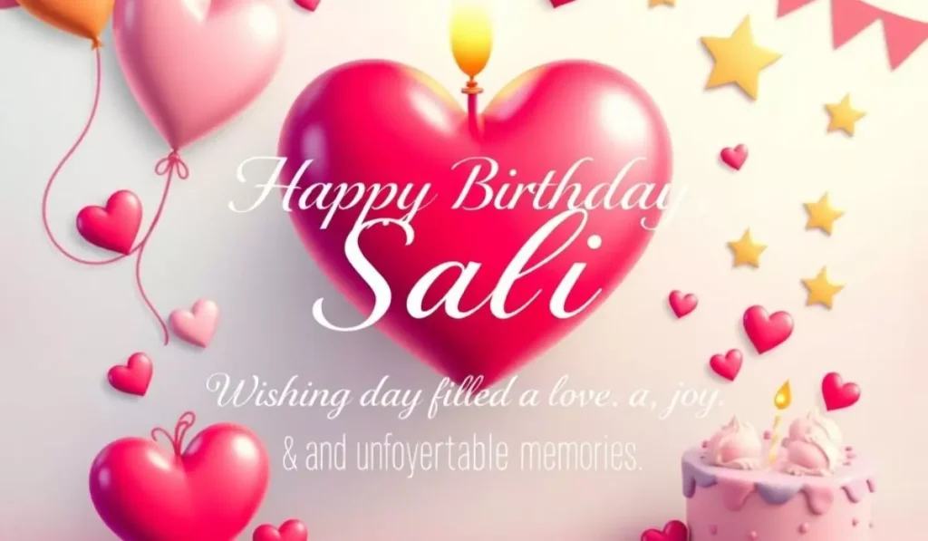 Heart Touching Birthday Wishes for Sali