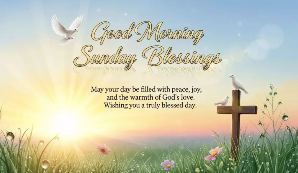 Heartfelt Good Morning Sunday Blessings Message