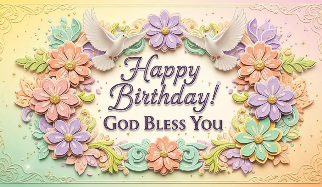  Happy Birthday God Bless You​ Wishes