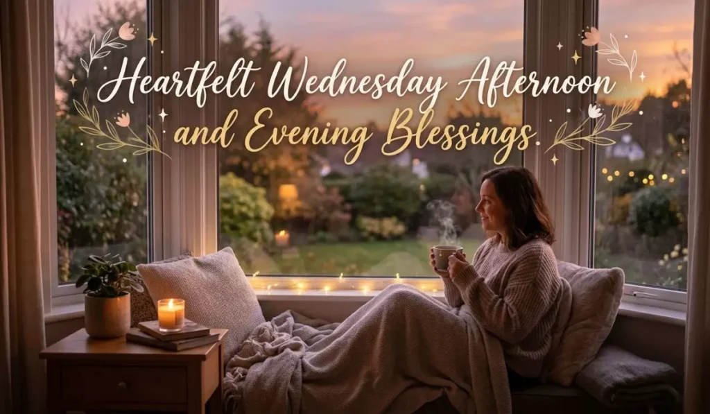 Heartfelt Wednesday Afternoon and Evening Blessings