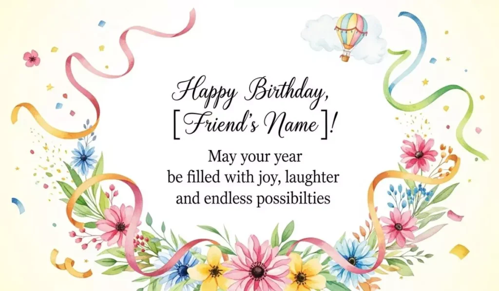 Inspirational Birthday Wishes For A Female Friend