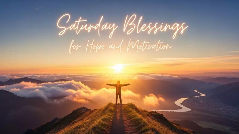 Inspirational Saturday Blessings for Hope and Motivation