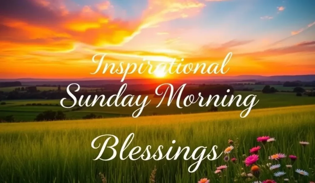 Inspirational Sunday Morning Blessings