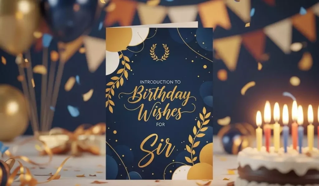 Introduction to Birthday Wishes for Sir