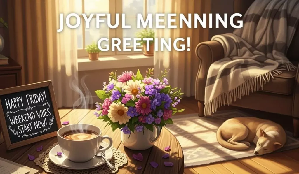 Joyful Weekend Friday Morning Greetings