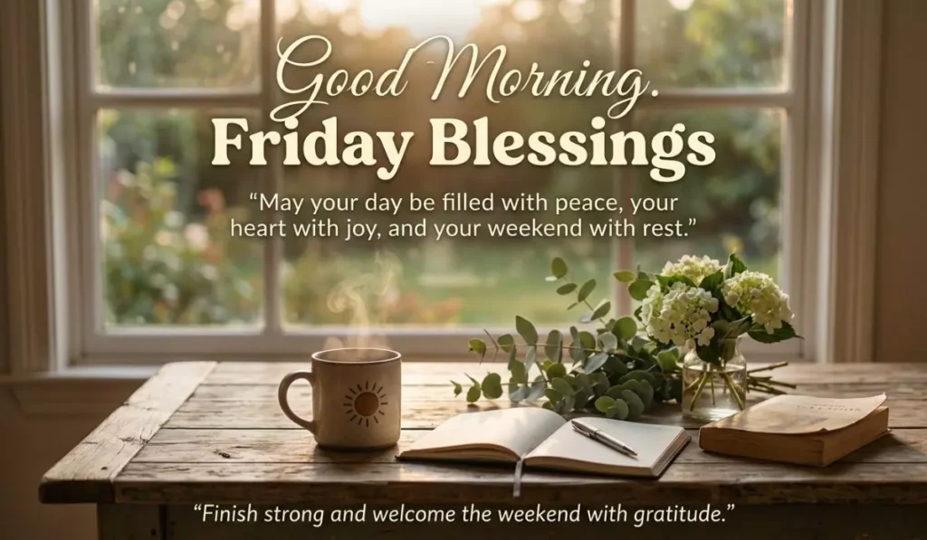 Motivational Good Morning Friday Blessings
