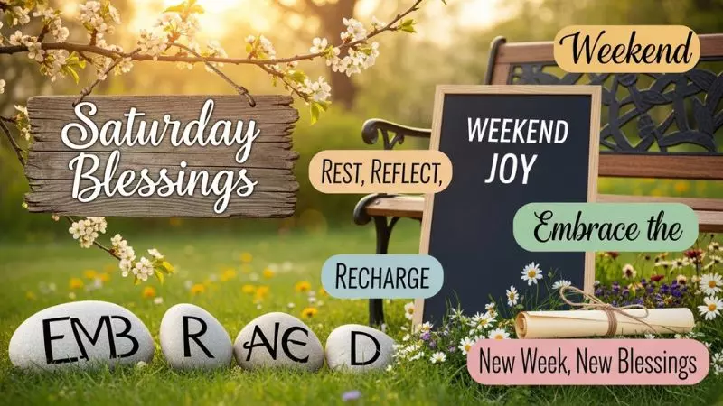 Motivational & Inspirational Saturday Blessings Weekend Messages