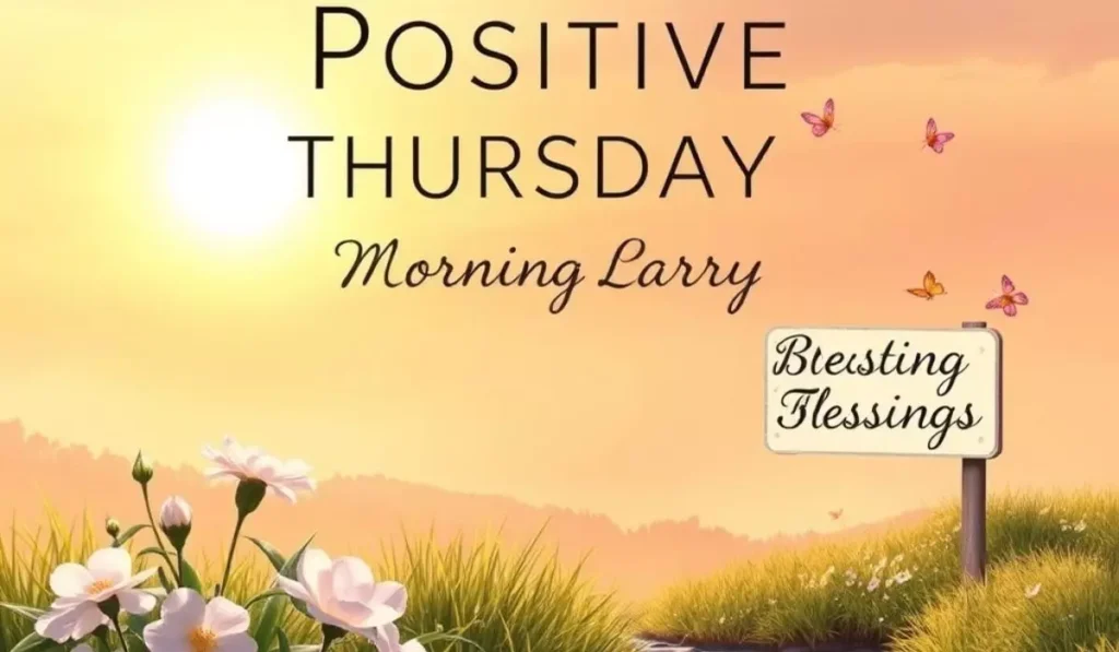 Positive Thursday Morning Blessings