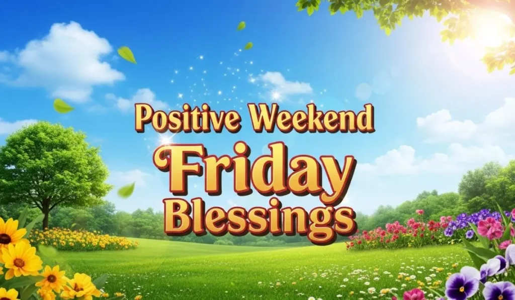 Positive Weekend Friday Blessings