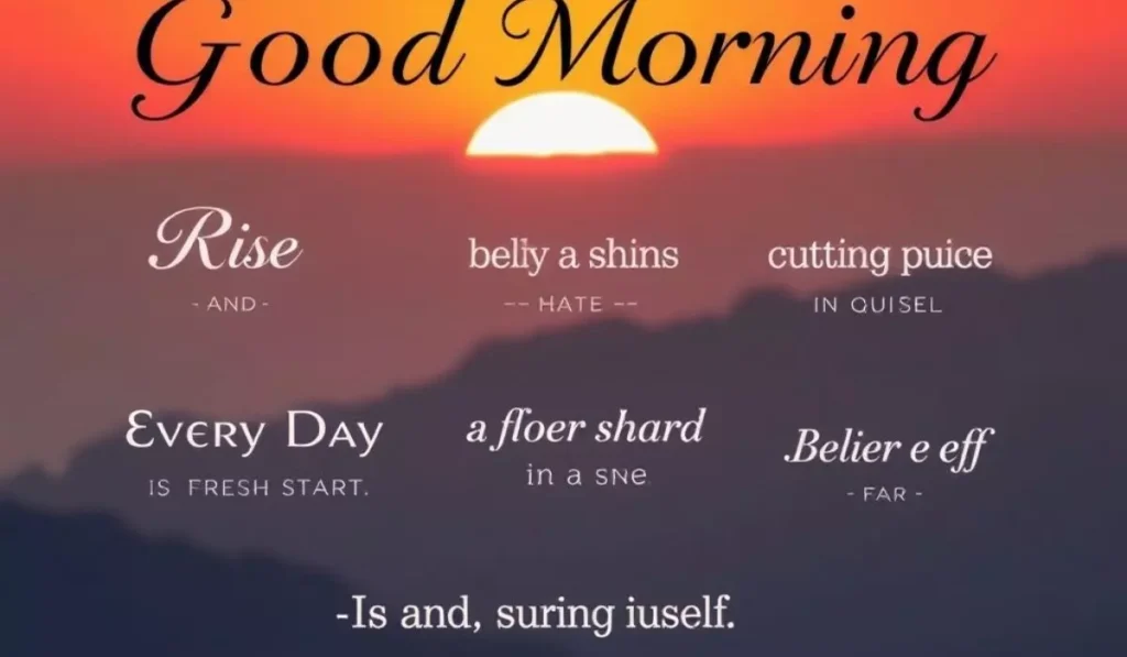 Short Motivational Good Morning Quotes