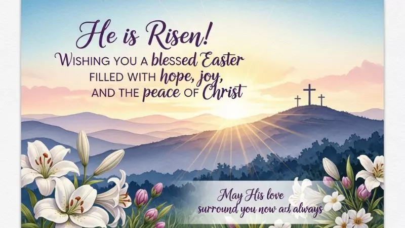 Short Religious Easter Wishes and Blessings