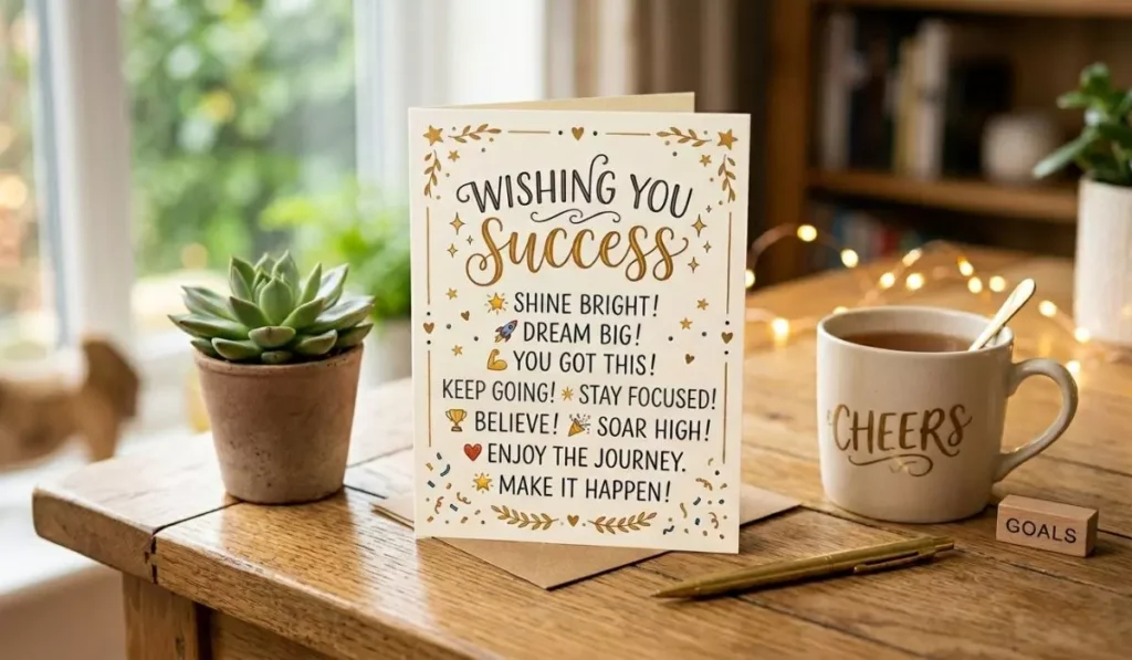 Short & Sweet Success Wishes