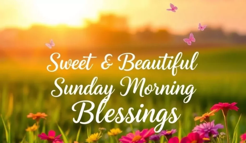 Sweet & Beautiful Sunday Morning Blessings