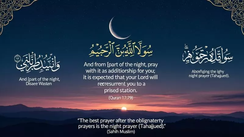 Tahajjud Quotes from Quran and Hadith