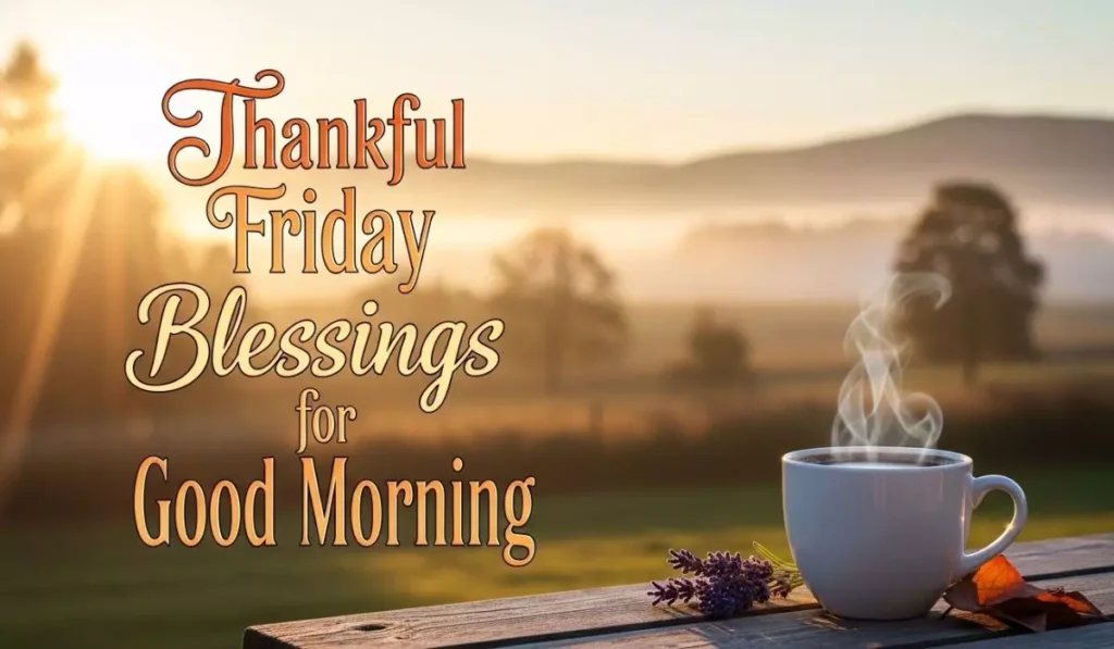 Thankful Friday Blessings for Good Morning