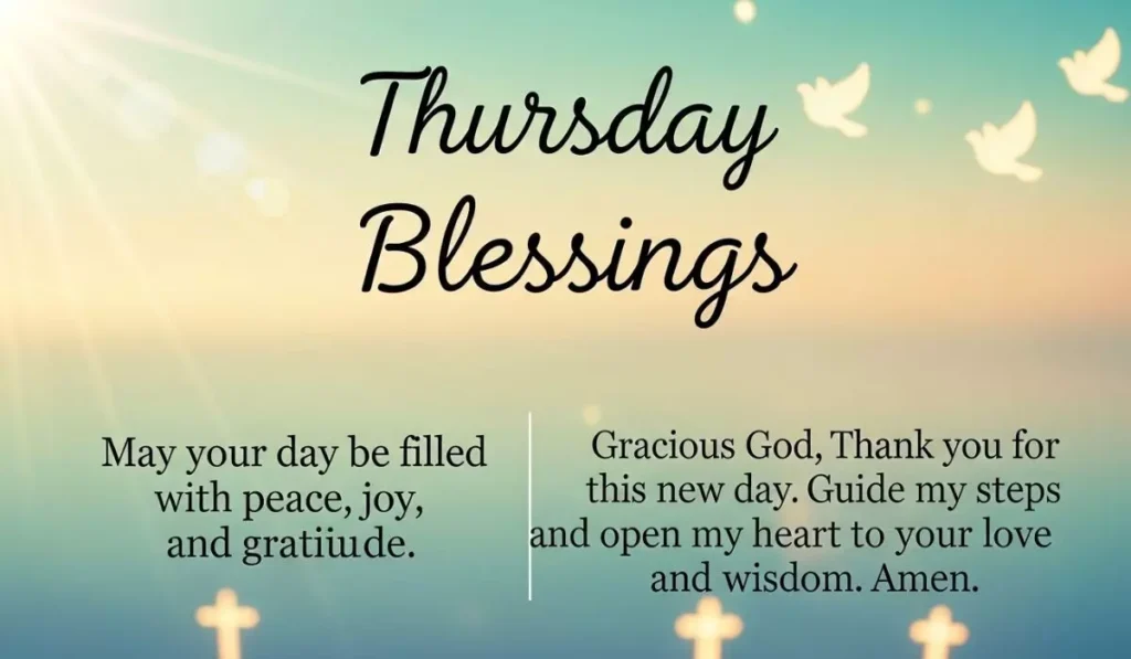 Thursday Blessings Images Quotes and Prayers
