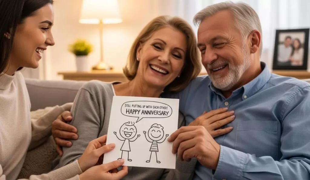 Touching Funny Anniversary Messages for Parents from Daughter