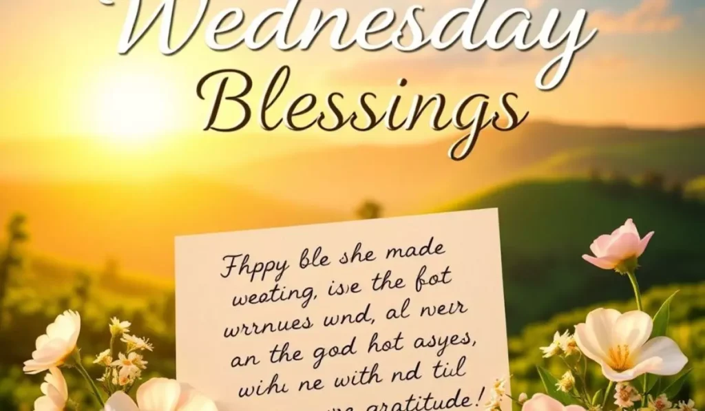Wednesday Blessings Wishes and Gratitude