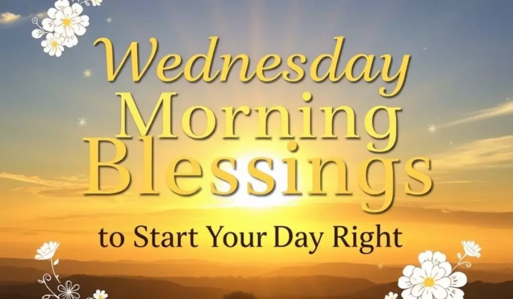 Wednesday Morning Blessings to Start Your Day Right