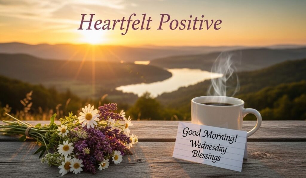 Heartfelt Positive Good Morning Wednesday Blessings