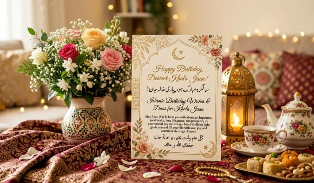 Islamic Birthday Wishes for Khala Jaan