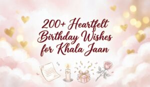 200+ Heartfelt Birthday Wishes for Khala Jaan in Urdu