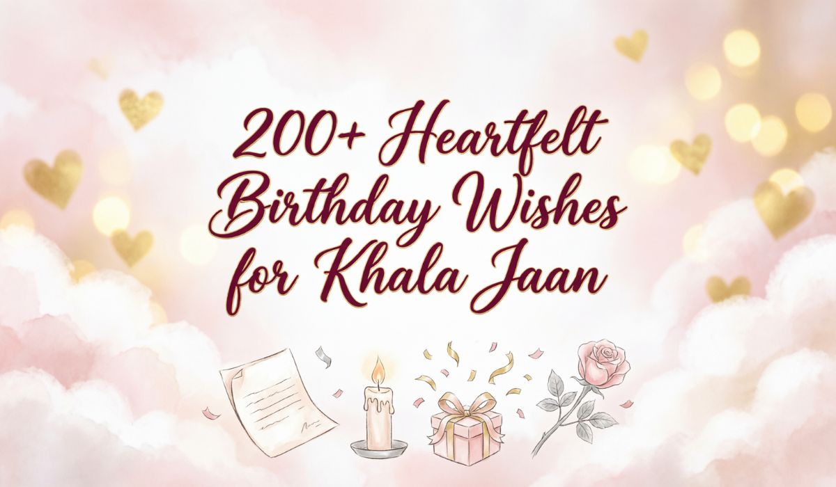 200+ Heartfelt Birthday Wishes for Khala Jaan in Urdu