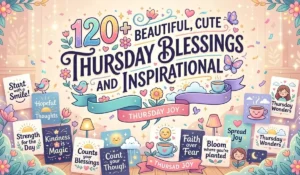 120+ Beautiful, Cute Thursday Blessings and Inspirational