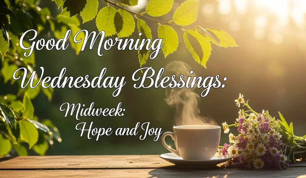240 Good Morning Wednesday Blessings: Midweek Hope and Joy