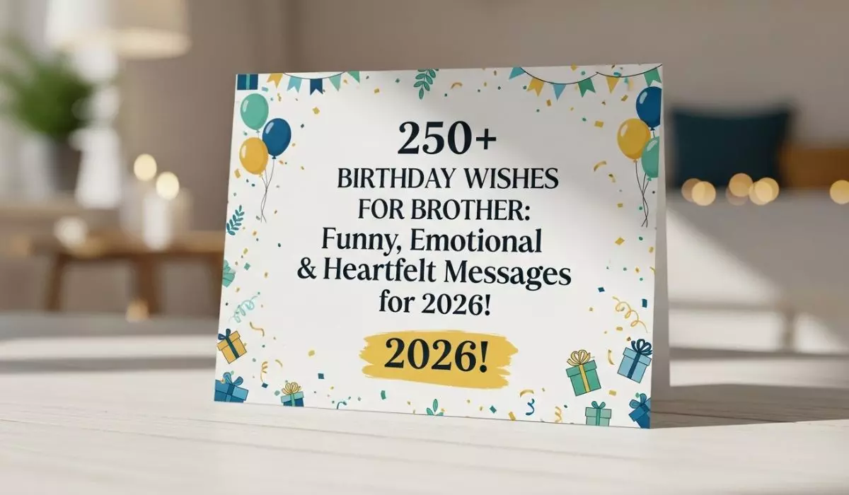 250+ Birthday Wishes for Brother: Funny, Emotional & Heartfelt Messages for 2026!